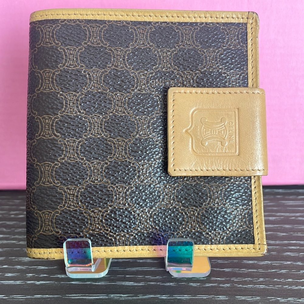 Celine Macadam Pattern Bifold Wallet